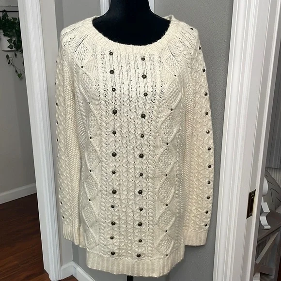 Cream American Eagle Sweater - Picture 1 of 11